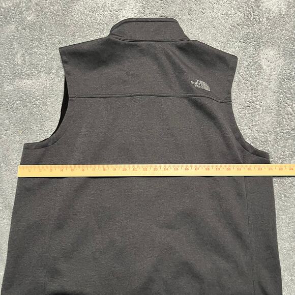 The North Face Jacket Mens XL Gray Windwall Ridgewall Vest Soft Shell Full Zip - Picture 7 of 11